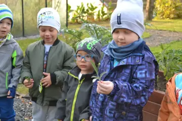 Wizyta przedszkolaków z przedszkola w Janowicach w Centrum Produktu Lokalnego