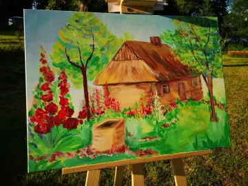 Rozpoczęły się WARSZTATY ZE SZTUKI LUDOWEJ MALARSTWO